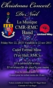 RMC Christmas Concert Poster 500