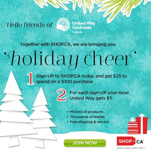 Sign-up to Shop.ca